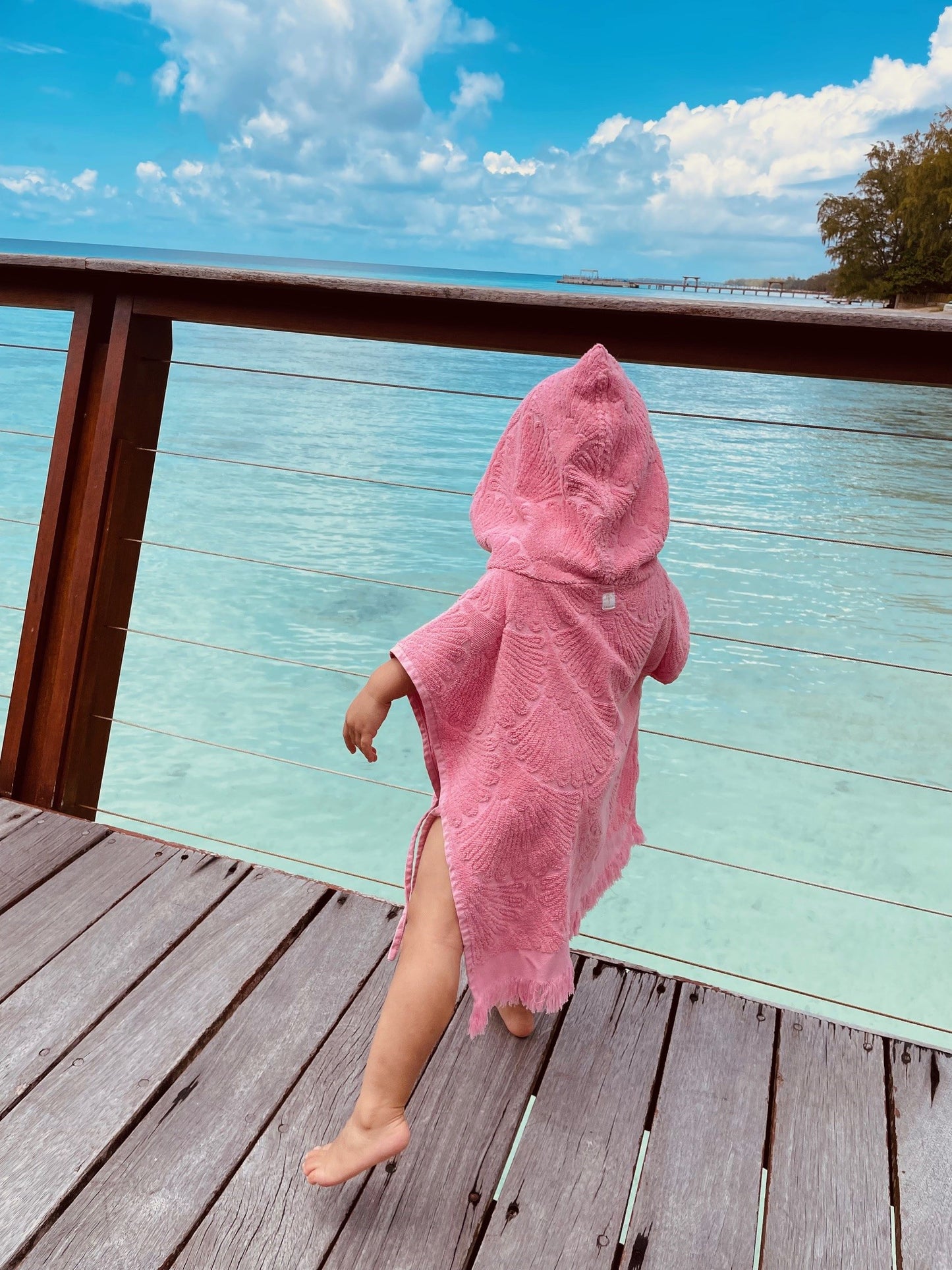 Mini Tao Poncho - Baby Pink
