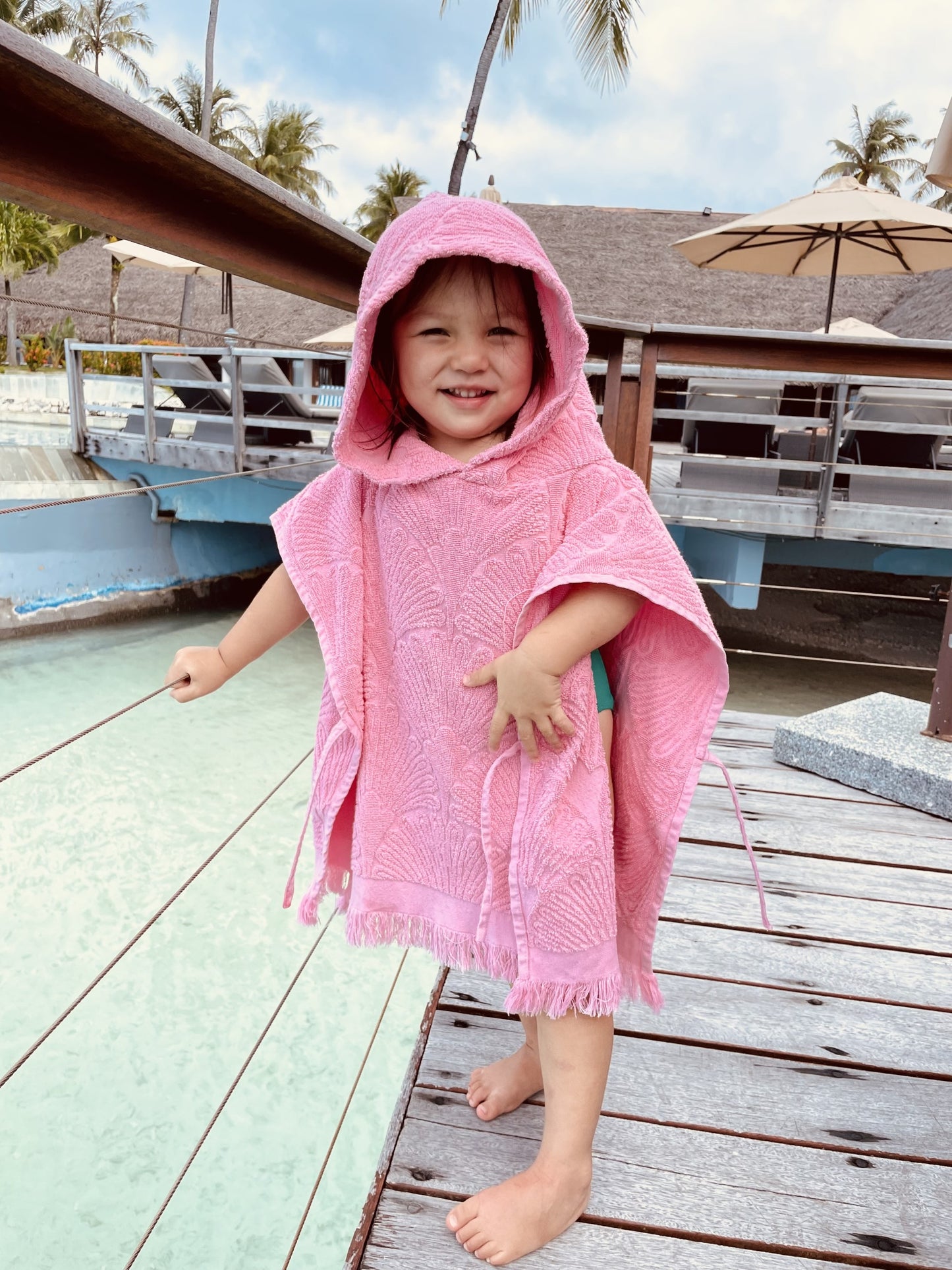 Mini Tao Poncho - Baby Pink