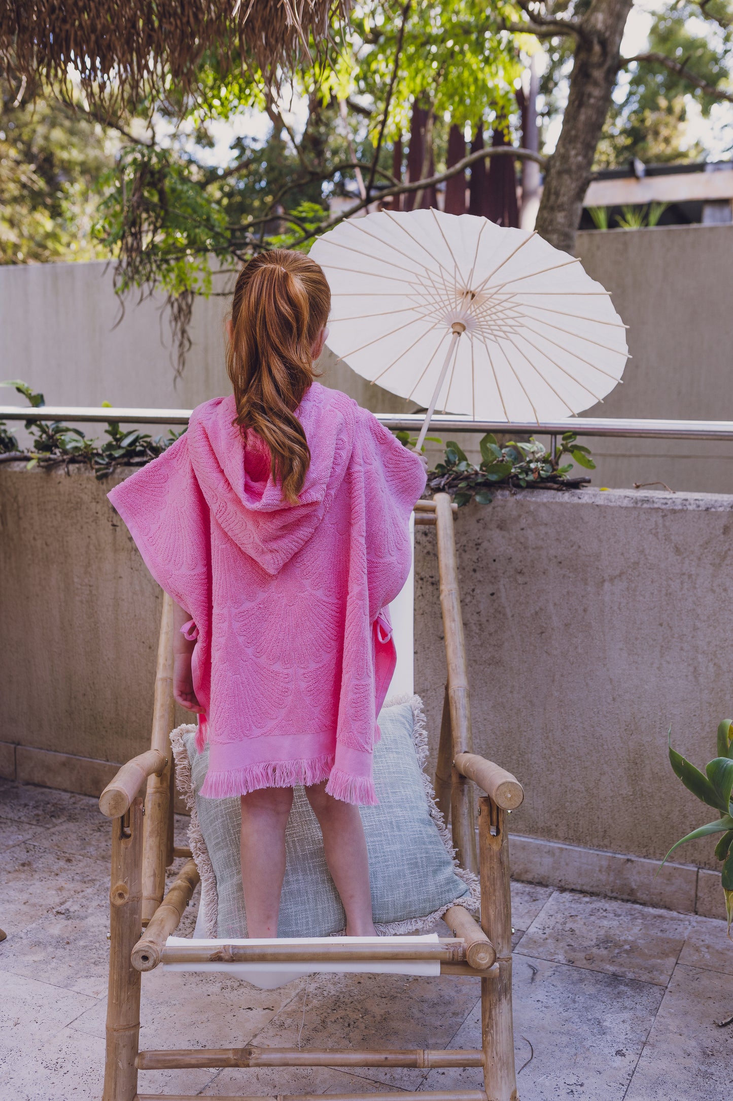 Mini Tao Poncho - Baby Pink