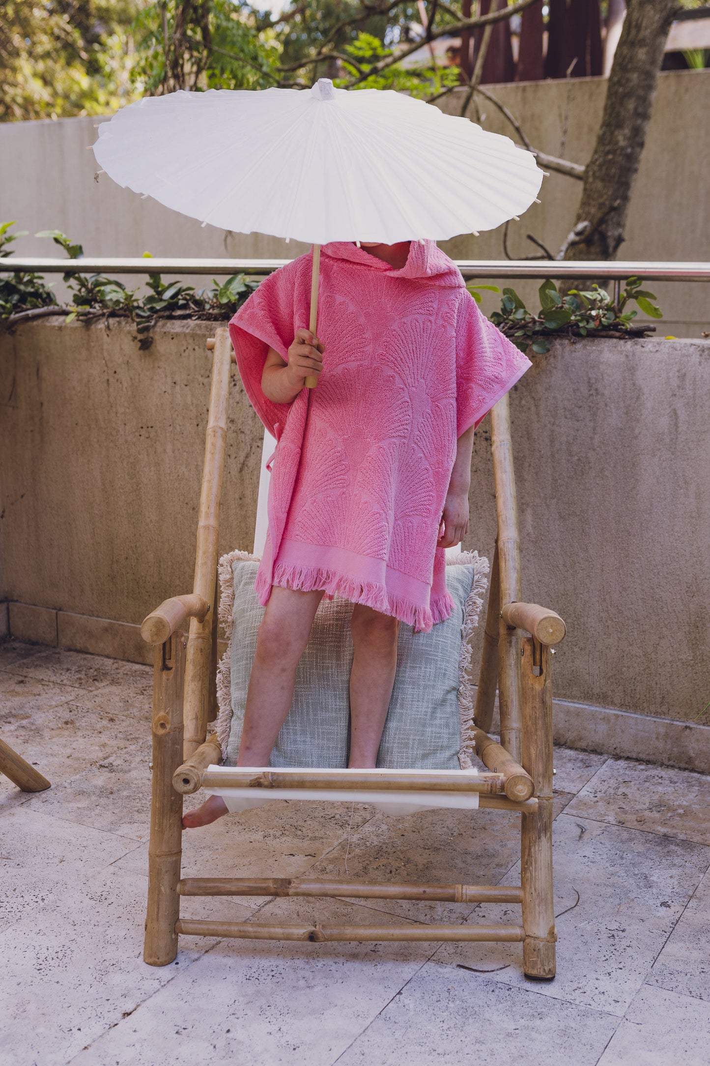 Mini Tao Poncho - Baby Pink