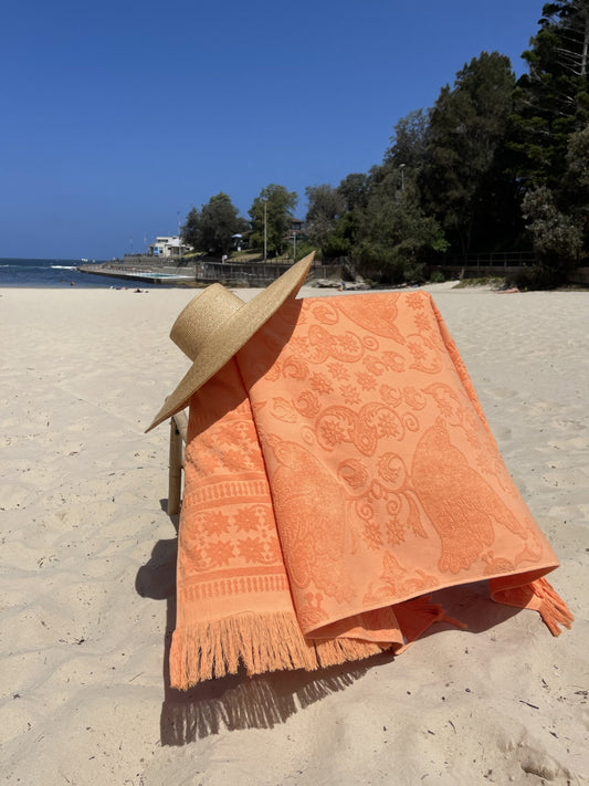 Blood Orange Saudan Towel 