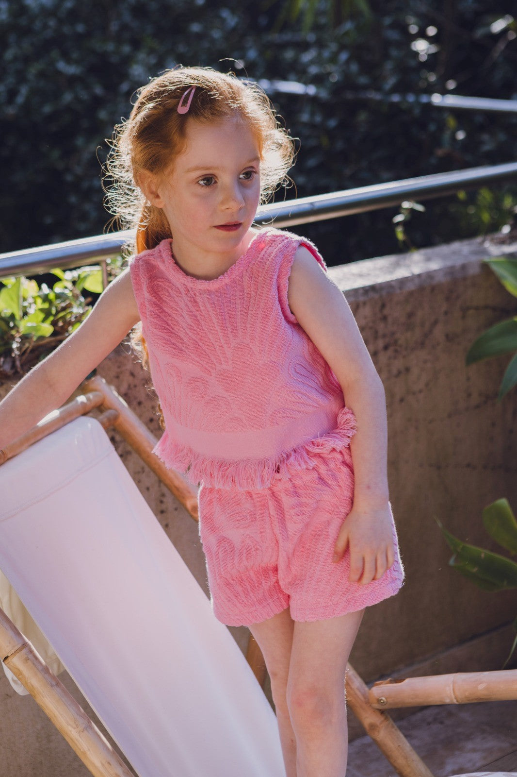 Moana set baby pink set